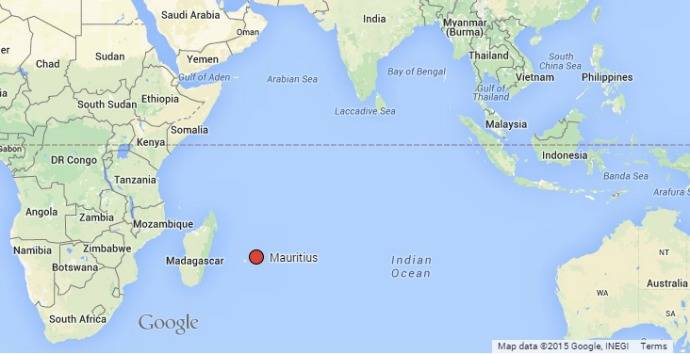 Where is Mauritius? Location map of the island