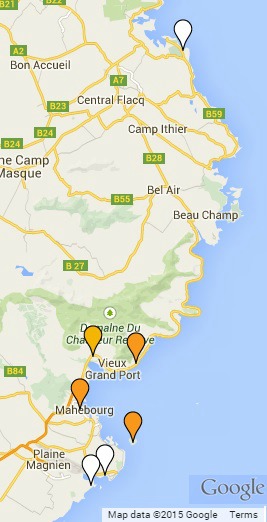 East Of Mauritius Map Your Own Mauritius Beach Tours - South East Coast Travel Tips