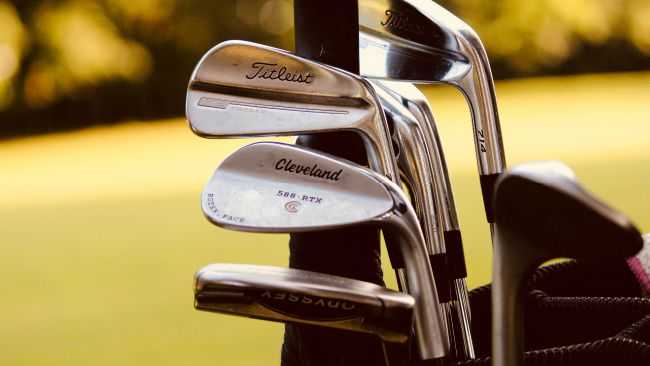 Golf bag and golf clubs Golf bag