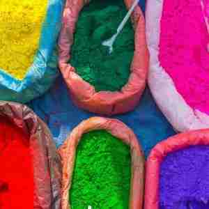 Holi festival powders