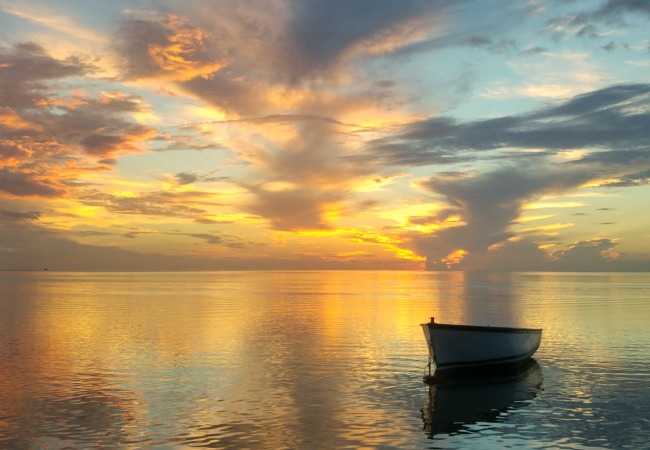 Sunset cruise in Mauritius