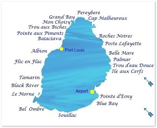 Mauritius Rainfall Chart